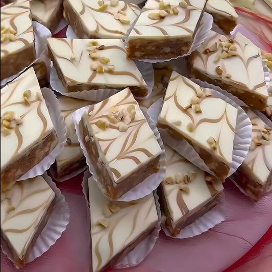 Pastel de cacahuetes y miel